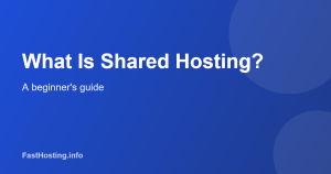 What is shared hosting: beginner guide illustration